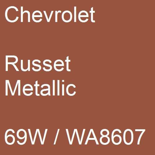 Chevrolet, Russet Metallic, 69W / WA8607.